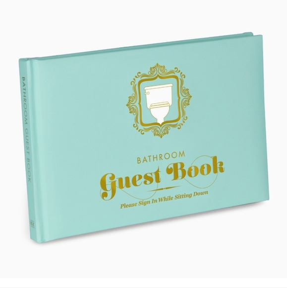 Knock Knock Bathroom Guest Book, Funny Fill In The Blanks 112 pages - Picture 3 of 5